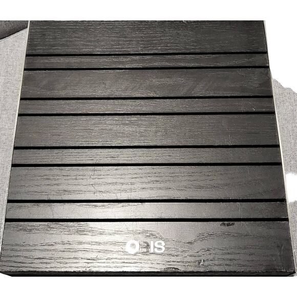 ORIS Genuine Beautiful In-Store Retail Watch Display Case Rack Black Silver - Picture 1 of 9